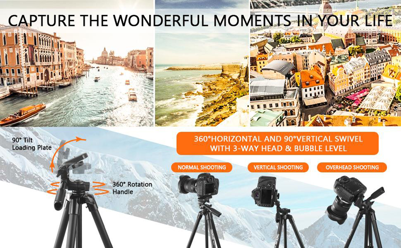 TACKLIFE Lightweight Tripod